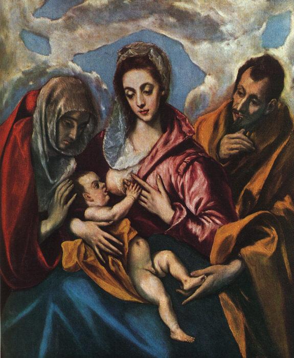 El Greco Holy Family Germany oil painting art